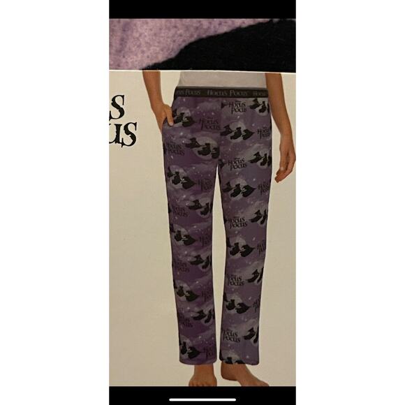 Women’s Disney Hocus Pocus Sleep Pant W/Pockets Purple Size Large Halloween - Picture 7 of 8